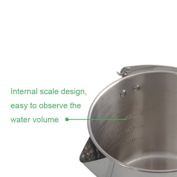 Skorter | CW-307 Portable Stainless Steel Picnic Cooker Kettle Teapot Hanging Pot(Silver)