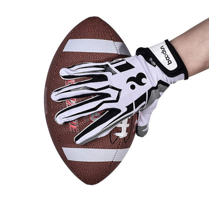Skorter | BOODUN C281071G Baseball Rugby Gloves Fitness Sports Anti-Slip Outdoor Hiking Gloves(Red M)