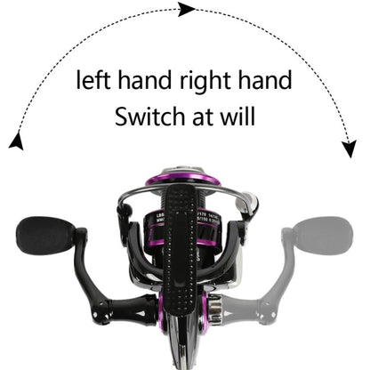 Skorter | Metal Spinning Wheel Long-range Fish Wire Wheel, Style: KD PRO5000 (Metal Ball Grip)