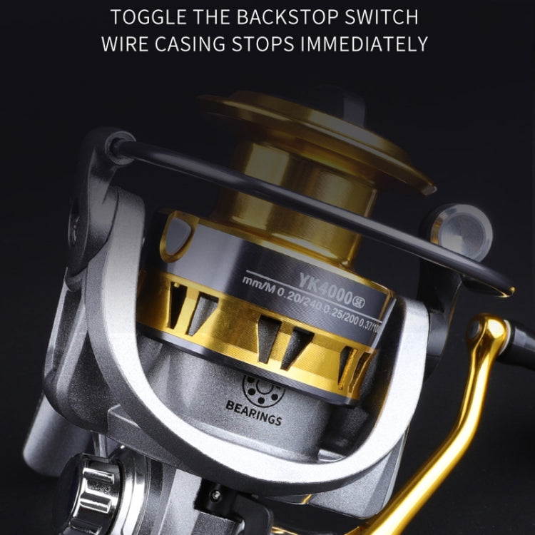 Skorter | Metal Spinning Wheel Fishing Reel Casting Sea Rod Wheel, Style: YK5000 (EVA Grip)