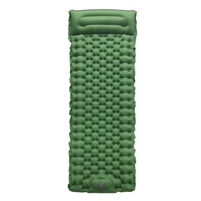 Skorter | TPU Inflatable Sleeping Pad Camps Outdoor Waterproof Single Travel Cushion(Army Green)