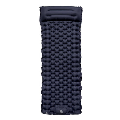 Skorter | TPU Inflatable Sleeping Pad Camps Outdoor Waterproof Single Travel Cushion(Navy)