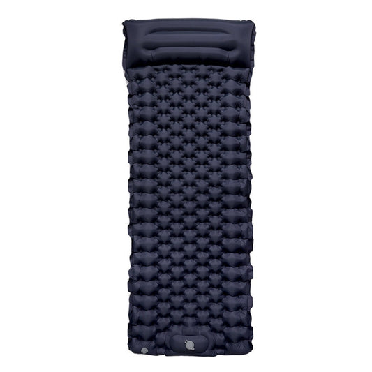 Skorter | TPU Inflatable Sleeping Pad Camps Outdoor Waterproof Single Travel Cushion(Navy)