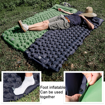 Skorter | TPU Inflatable Sleeping Pad Camps Outdoor Waterproof Single Travel Cushion(Army Green)