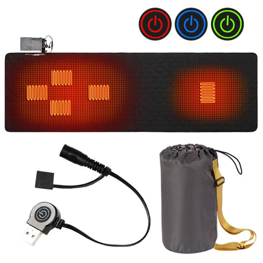 Skorter | Winter Outdoor Camping Smart Portable Heating Sleeping Pad(Black)