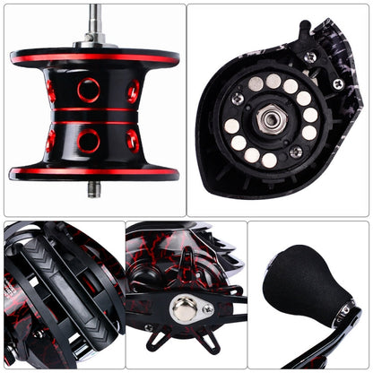 Skorter | PROBEROS Metal Drop Wheel 18+1 Axis Axis Asian Fish Wheel(DW121L Left Hand)