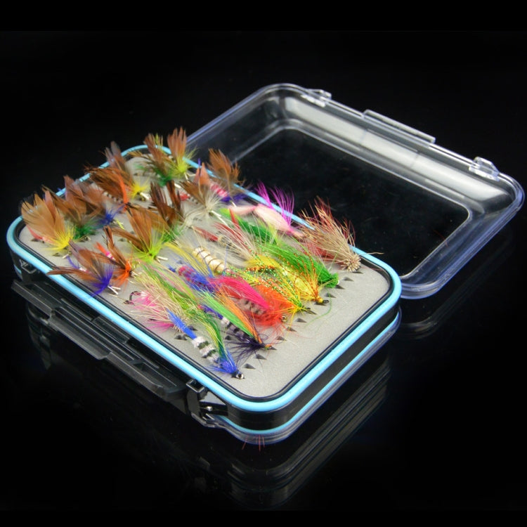 Skorter | 64 PCS / Set Outdoor Fishing Tackle Box Fly Hook Bait