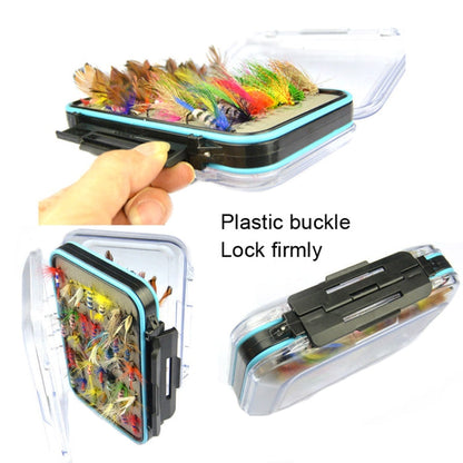 Skorter | 64 PCS / Set Outdoor Fishing Tackle Box Fly Hook Bait