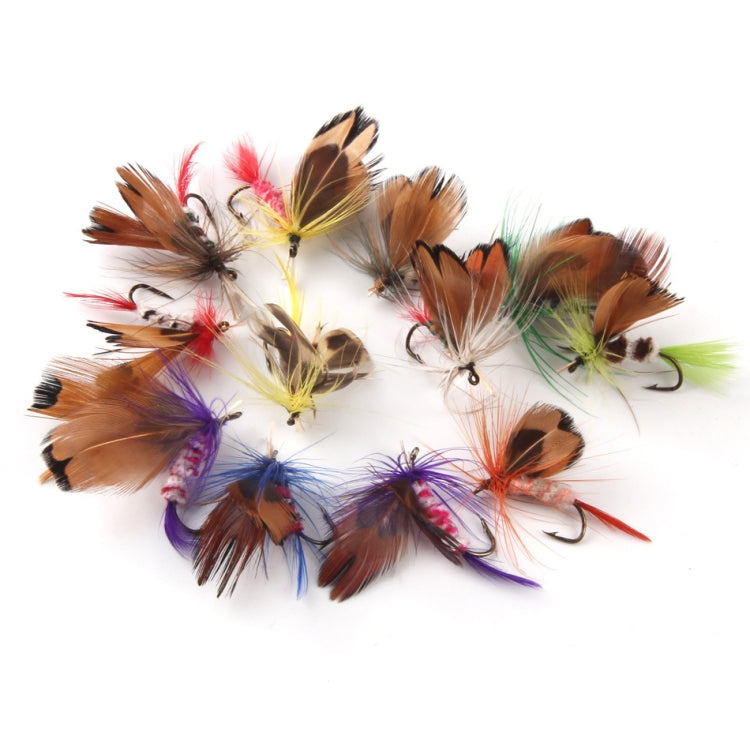 Skorter | 64 PCS / Set Outdoor Fishing Tackle Box Fly Hook Bait