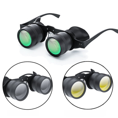Skorter | D-1548 10x HD Adjustable Focus Fishing Binoculars,Spec: With Grey+Yellow Polarised Lens