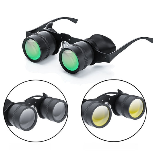 Skorter | D-1548 10x HD Adjustable Focus Fishing Binoculars,Spec: With Grey+Yellow Polarised Lens