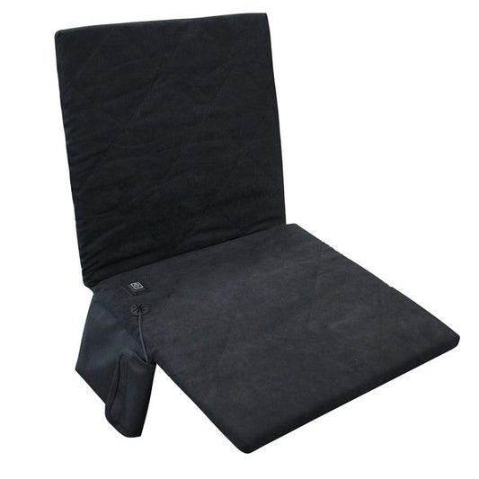 Skorter | Outdoor Winter Camping Warm USB Heating Cushions With Backrest(Black)
