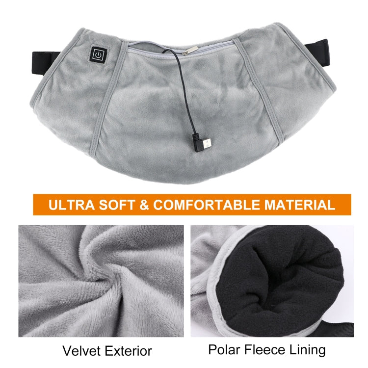 Skorter | Electric Heated Hand Warmer Muff Cold Weather Thermal Glove Waist Bag(Gray)
