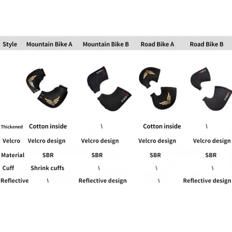 Skorter | WHEEL UP Winter Bike Handlebar Gloves Bicycle Bar Thermal Mittens,Style: Road Bike Reflective