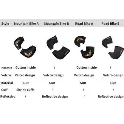 Skorter | WHEEL UP Winter Bike Handlebar Gloves Bicycle Bar Thermal Mittens,Style: Road Bike Reflective