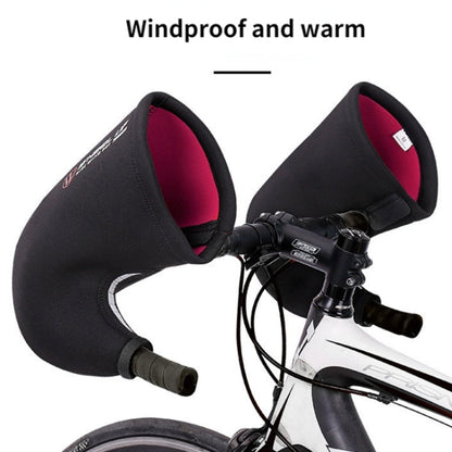 Skorter | WHEEL UP Winter Bike Handlebar Gloves Bicycle Bar Thermal Mittens,Style: Road Bike Reflective