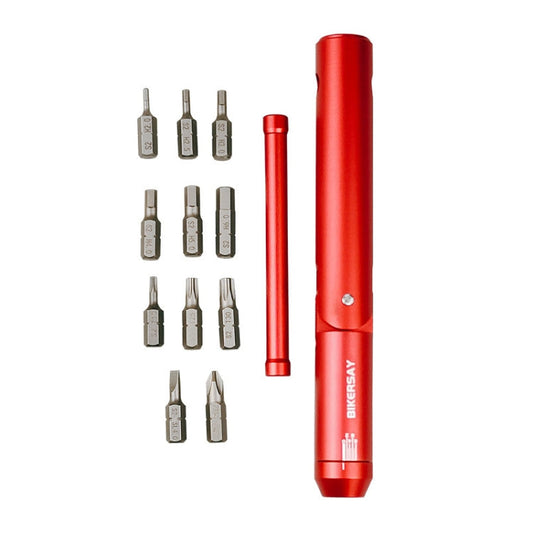 Skorter | BIKERSAY BT081 Multifunction Bike Repair Torsion Wrench Set(Red)