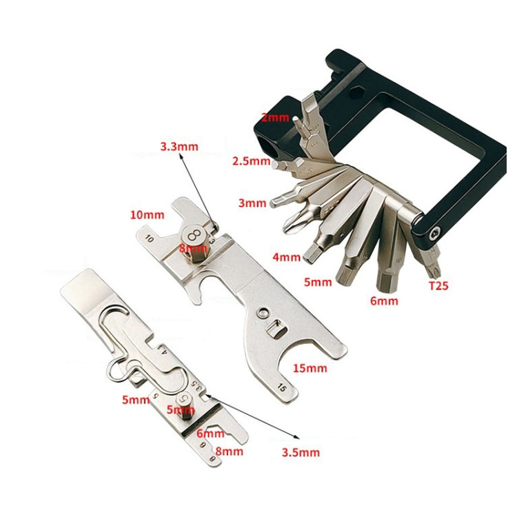 Skorter | BIKERSAY Bicycle Multifunctional Wrench Folding Repair Tool Set(BT004)