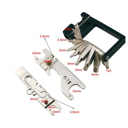 Skorter | BIKERSAY Bicycle Multifunctional Wrench Folding Repair Tool Set(BT004)