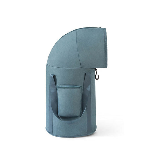 Skorter | Foldable Foot Bath Bucket Knee Foot Tub Portable Bath Bag For Travel Camping(Blue)