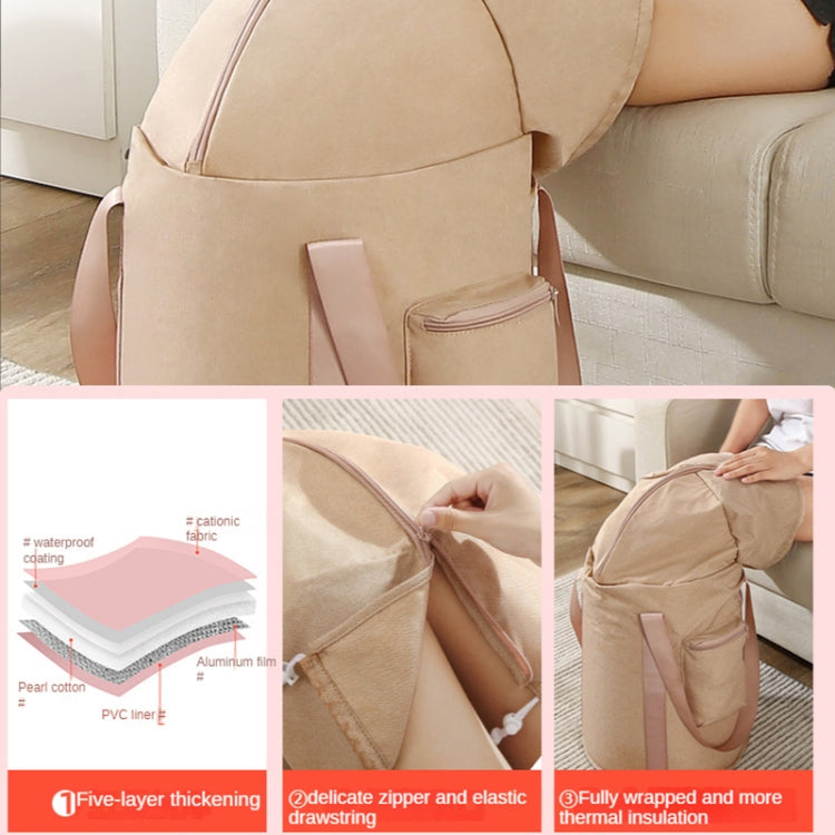 Skorter | Foldable Foot Bath Bucket Knee Foot Tub Portable Bath Bag For Travel Camping(Pink)