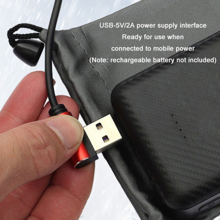 Skorter | Winter USB Rechargeable Smart Seven Zone Heating  Anti-cold Sleeping Bag Pad(Black Gray)
