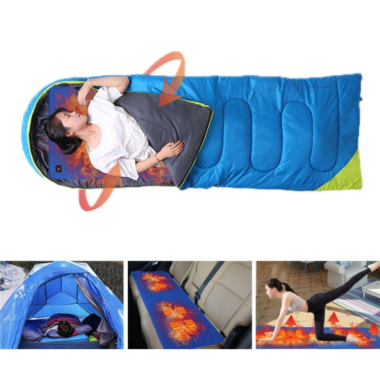 Skorter | Winter USB Rechargeable Smart Seven Zone Heating  Anti-cold Sleeping Bag Pad(Black Gray)