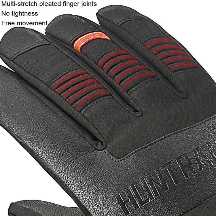 Skorter | HUNTRANGE A055 Waterproof Riding Sports Touch Screen Keep Warm Gloves, Size: XL(Black)