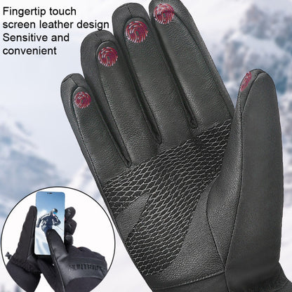 Skorter | HUNTRANGE A055 Waterproof Riding Sports Touch Screen Keep Warm Gloves, Size: L(Black)