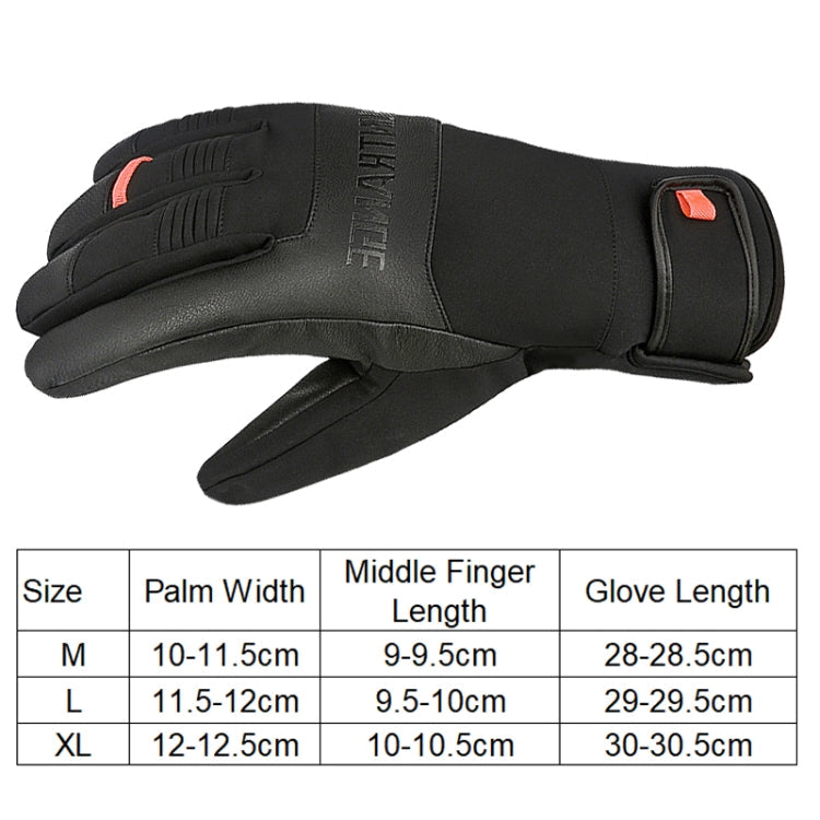 Skorter | HUNTRANGE A055 Waterproof Riding Sports Touch Screen Keep Warm Gloves, Size: XL(Black)