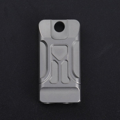 Skorter | KS007A Titanium Alloy Whistle Dual Tube High Frequency Motion Survival Whistle(Sandblast)