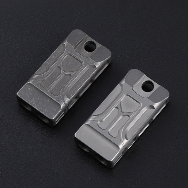 Skorter | KS007A Titanium Alloy Whistle Dual Tube High Frequency Motion Survival Whistle(Stonewash)