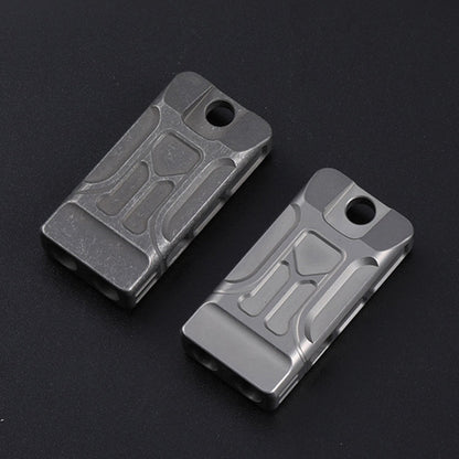 Skorter | KS007A Titanium Alloy Whistle Dual Tube High Frequency Motion Survival Whistle(Stonewash)