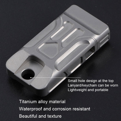 Skorter | KS007A Titanium Alloy Whistle Dual Tube High Frequency Motion Survival Whistle(Stonewash)