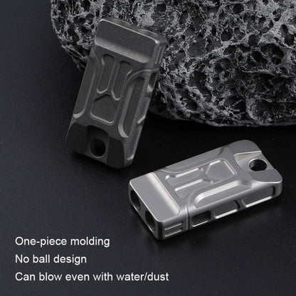 Skorter | KS007A Titanium Alloy Whistle Dual Tube High Frequency Motion Survival Whistle(Stonewash)