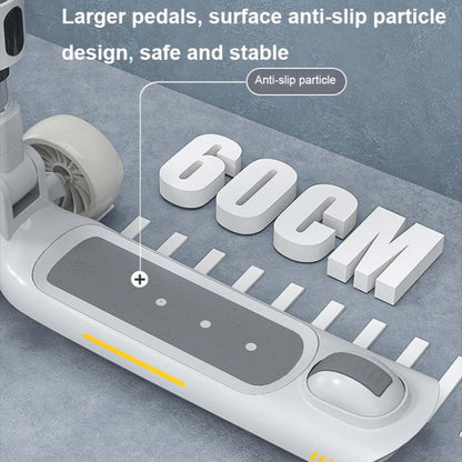 Skorter | MIJIAQI 01 3 In 1 Multifunctional Foldable Children Scooter with Music and Lights, Spec: White