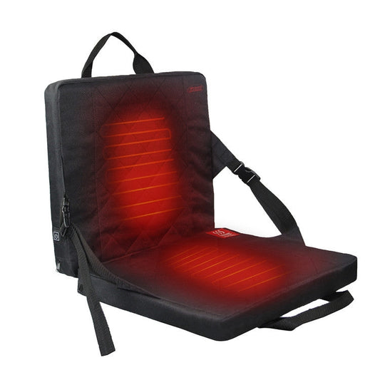 Skorter | Outdoor Portable Camping Heated Foldable Cushion, Size: 33x38x4cm(Black)