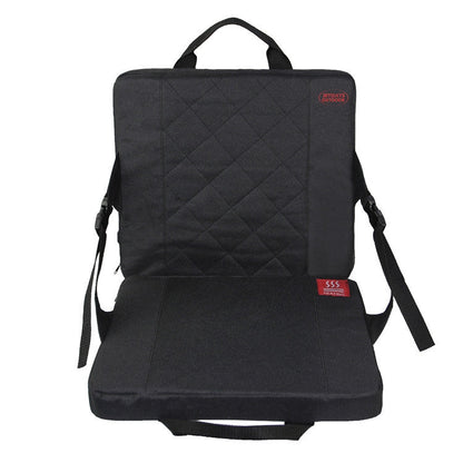 Skorter | Outdoor Portable Camping Heated Foldable Cushion, Size: 33x38x4cm(Black)
