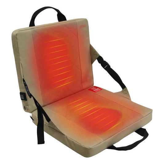 Skorter | Outdoor Portable Camping Heated Foldable Cushion, Size: 33x38x4cm(Khaki)