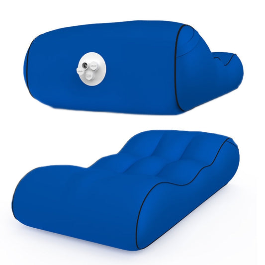 Skorter | 1832B Outdoor Portable One-Touch Automatic Inflatable Sofa Foldable Seat(Nevy)
