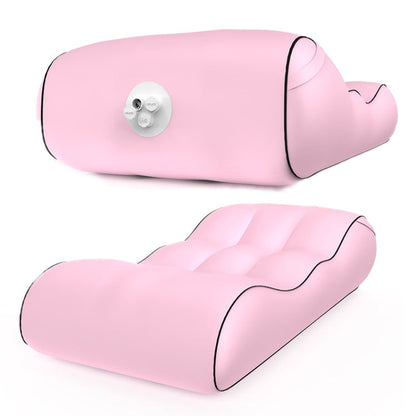Skorter | 1832B Outdoor Portable One-Touch Automatic Inflatable Sofa Foldable Seat(Pink)