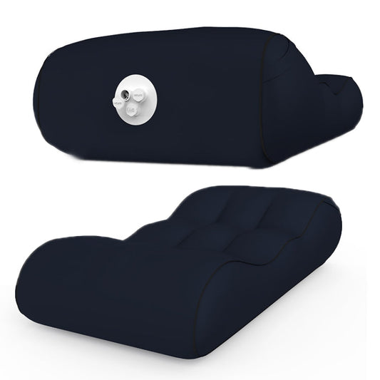Skorter | 1832B Outdoor Portable One-Touch Automatic Inflatable Sofa Foldable Seat(Black)