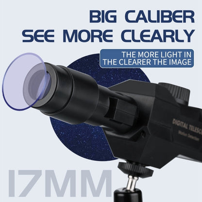 Skorter | W007 WIFI Digital Telescope 70X Wireless Motion Detection Monitor Monocular With Metal Tripod