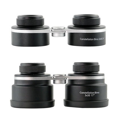 Skorter | 2X/3X Stargazing Binoculars HD Full Optical Lens Portable Telescope, Specification: 2x40
