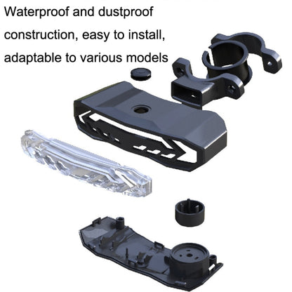 Skorter | SF31 Bicycle Smart Brake Taillight USB Alerter Night Ride Ride Mountain Vehicle Turn LED Taillights(Black)