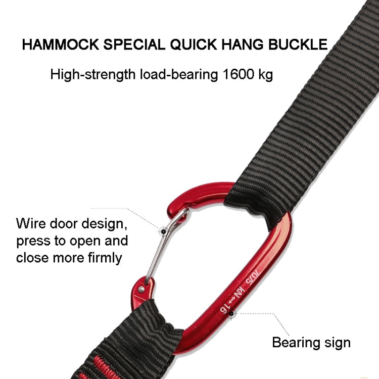 Skorter | XINDA  2m Hammock Sling + Quick Buckle Set Swing Rope Strap
