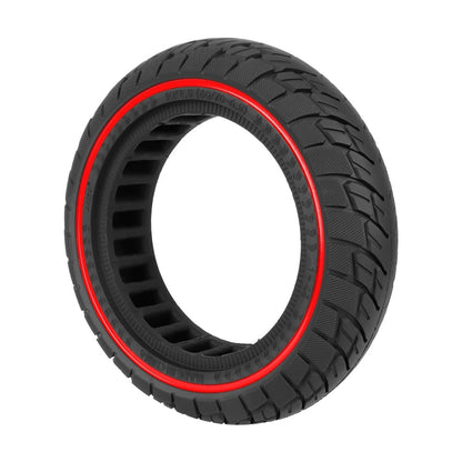 Skorter | For Ninebot Max G30 10 X 2.5 Inch  (60/70-6.5) Scooter Solid Rubber Tire Red Line
