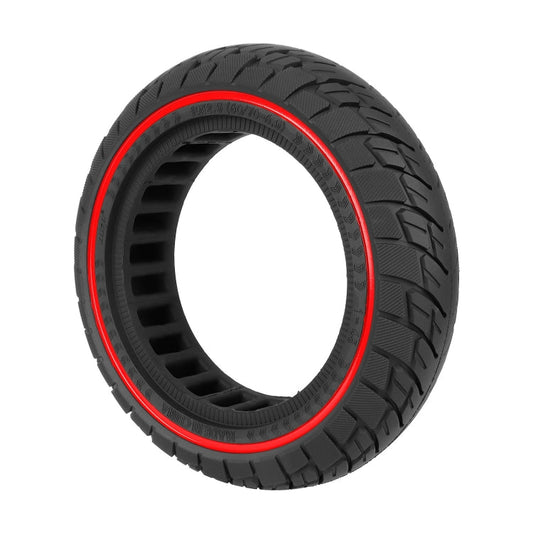 Skorter | For Ninebot Max G30 10 X 2.5 Inch  (60/70-6.5) Scooter Solid Rubber Tire Red Line