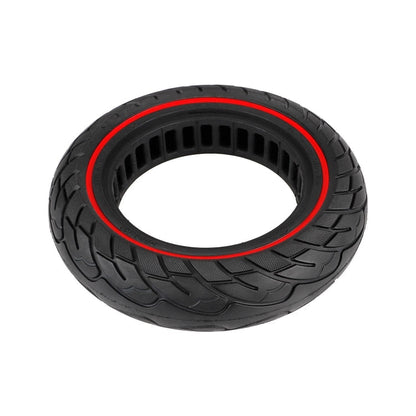 Skorter | For Ninebot Max G30 10 X 2.5 Inch  (60/70-6.5) Scooter Solid Rubber Tire Red Line