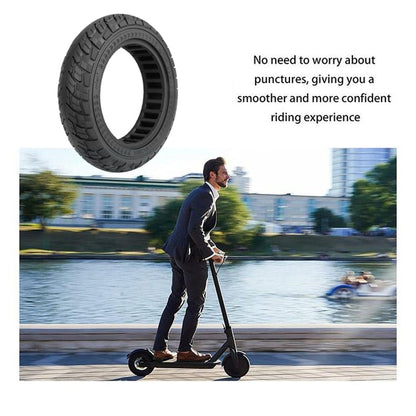 Skorter | For Ninebot Max G30 10 X 2.5 Inch  (60/70-6.5) Scooter Solid Rubber Tire Black